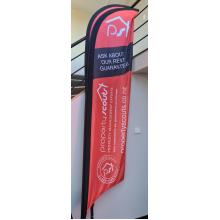 Property Scouts Flags- Concave Shape Retail Uniforms from Challenge Marketing NZ