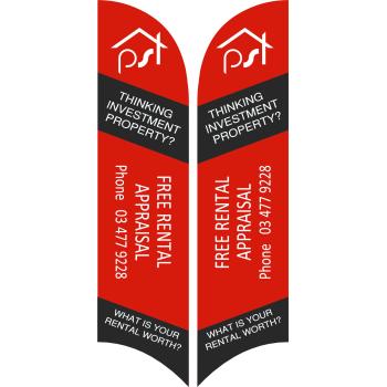 Property Scouts Flags- Concave Shape