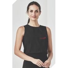 Womens Estelle Sleeveless Pleat Detail Blouse - RB973LN Retail Uniforms from Challenge Marketing NZ