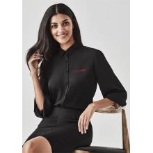 Womens Juliette Long Sleeve Blouse - 44210 Retail Uniforms from Challenge Marketing NZ
